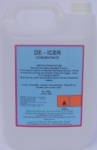 DE-ICER is a  high quality low water content product , used to clear iced over surfaces ideal for door and boot locks, windscreens etc