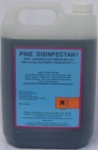 PINE DISINFECTANT a  fresh concentrated pine disinfectant complies with BS6424 and will dilute at up to 60to1.