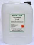 FOODTECH HD TRAYWASH  PLUS is a  low Foam Heavy Duty Caustic based Detergent