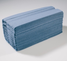 HAND TOWELS 1 PLY BLUE