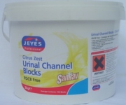 CHANNEL BLOCKS are  strongly perfumed to freshen and deodorize wash rooms and toilets.