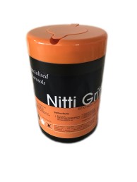 NITTI GRITTI is a solvent based  hand cleaner with poly beads.
