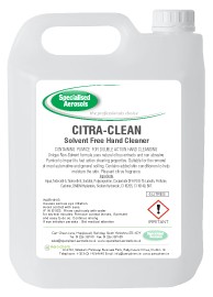 CITRA CLEAN is a solvent free orange  beaded hand cleaner that has been manufactured from natural materials